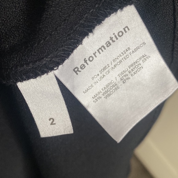 Reformation Fauna Front Button Midi Dress size 2 - Picture 5 of 7